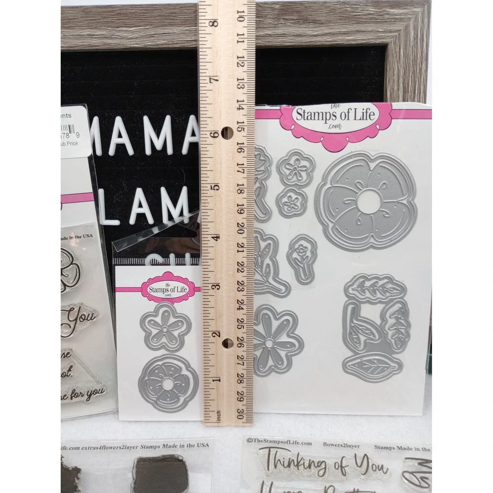The Stamps of Life Craft Stamping & Die Cutting Bundle flowers2layer